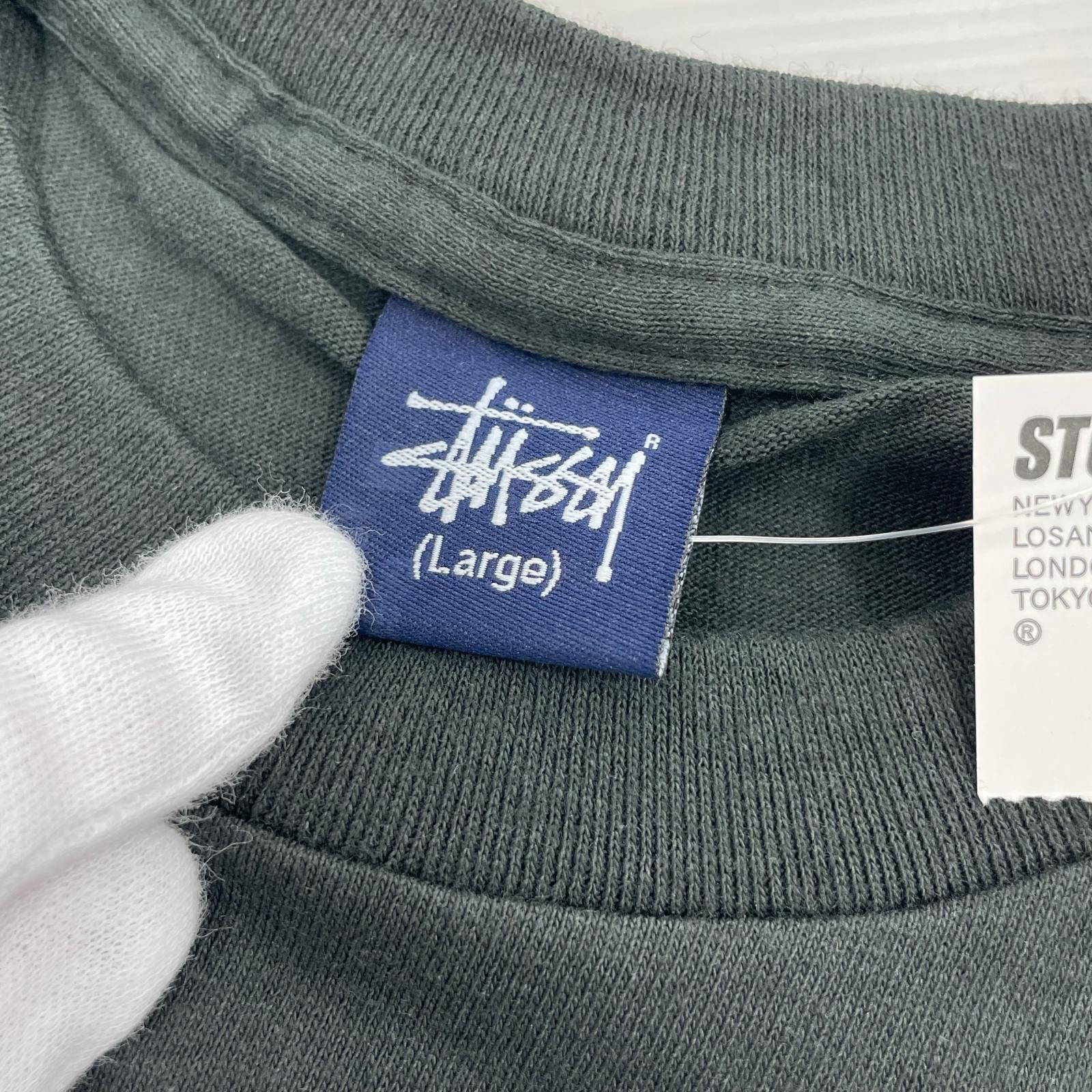 その他トップス STUSSY Chaz WORLD TOUR Tシャツ ブラック L L ブラック