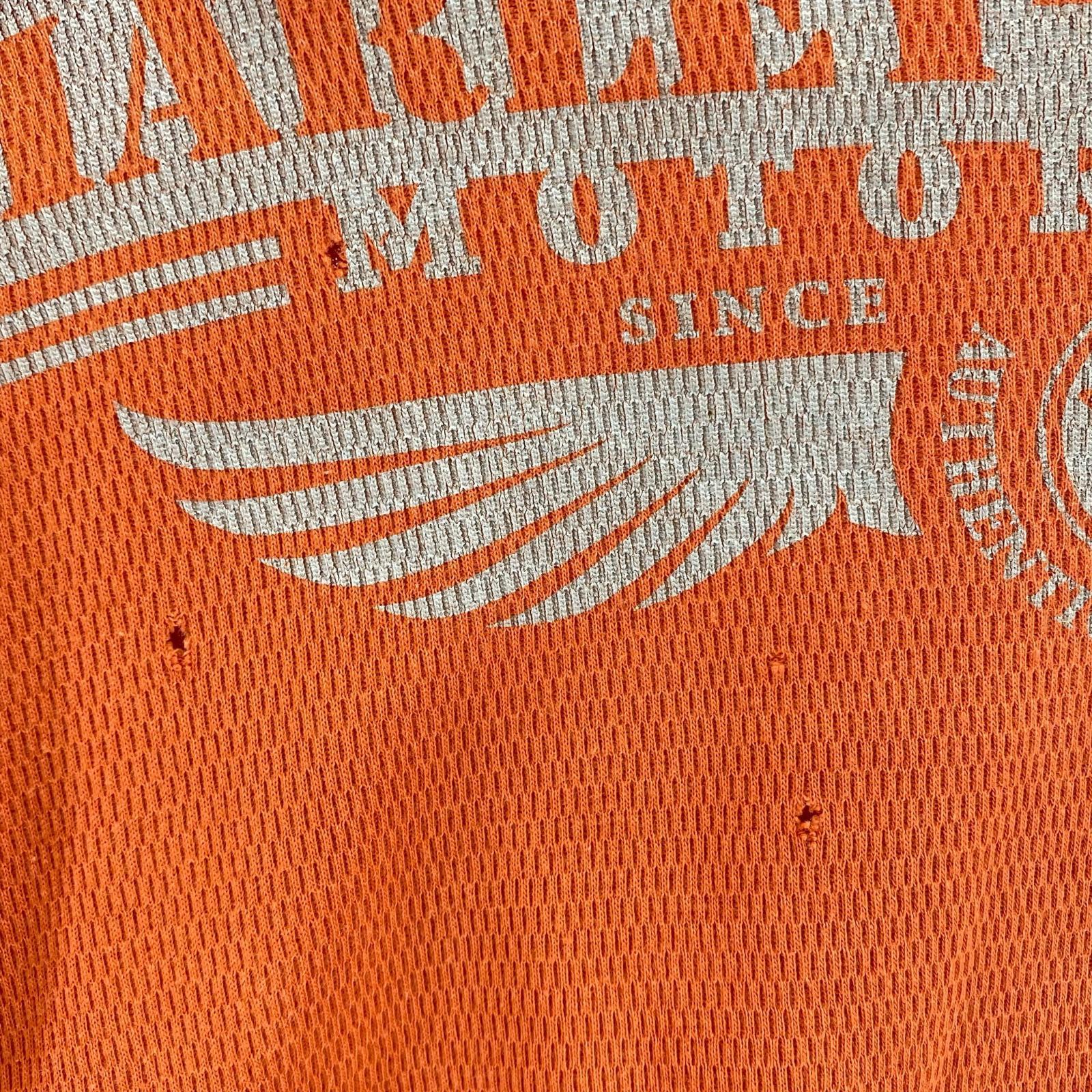 長袖Tシャツ オレンジ L L