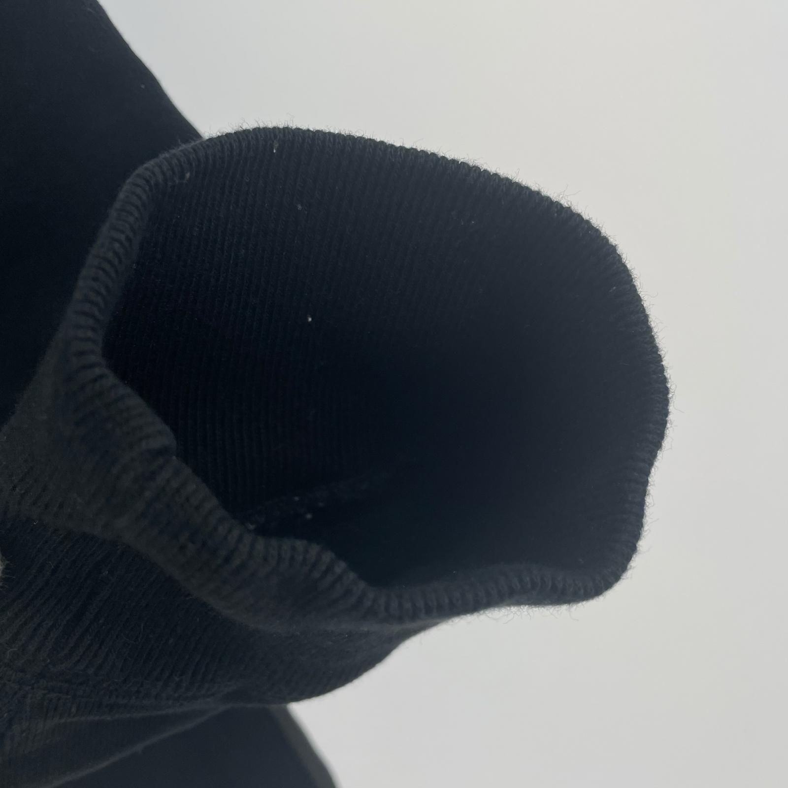 スウェット HOMME 22AW サイドジップ スウェット 黒 M M ブラック