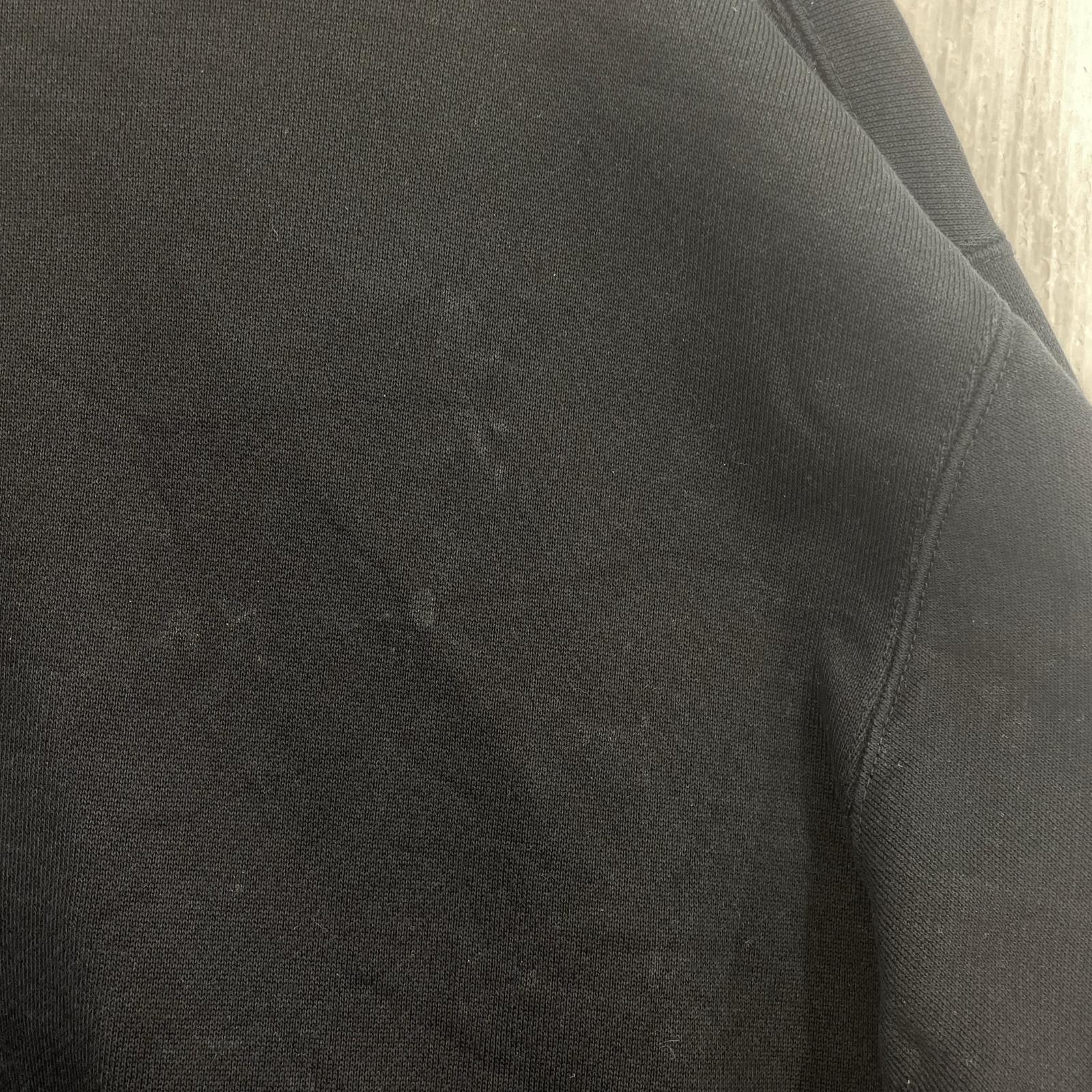 スウェット HOMME 22AW サイドジップ スウェット 黒 M M ブラック