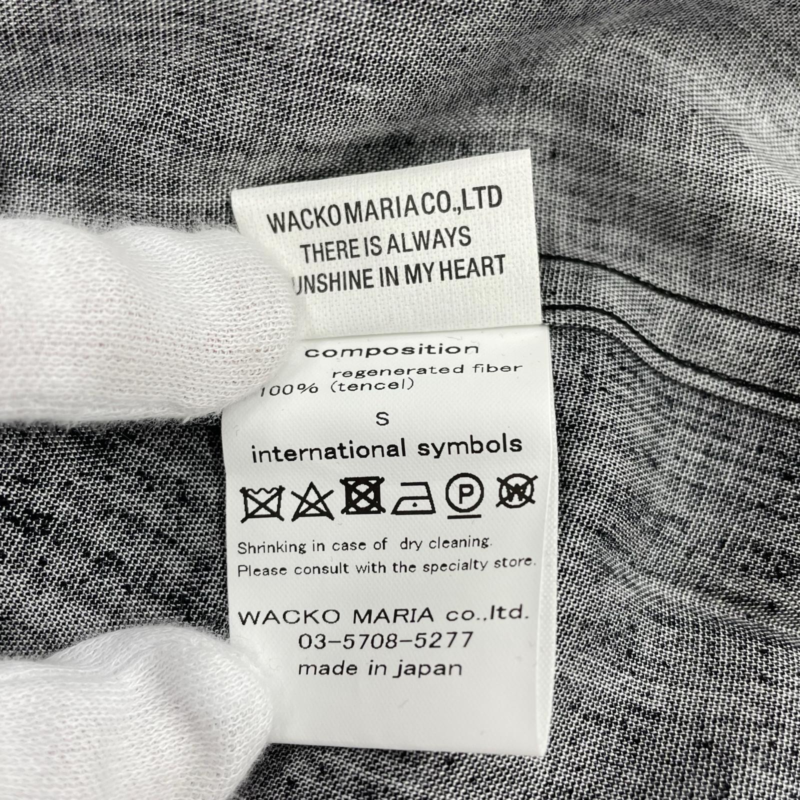 長袖シャツ WACKO MARIA 24SS HIGH TIMES 半袖シャツ S S ブラック