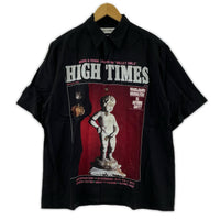 長袖シャツ WACKO MARIA 24SS HIGH TIMES 半袖シャツ S S ブラック