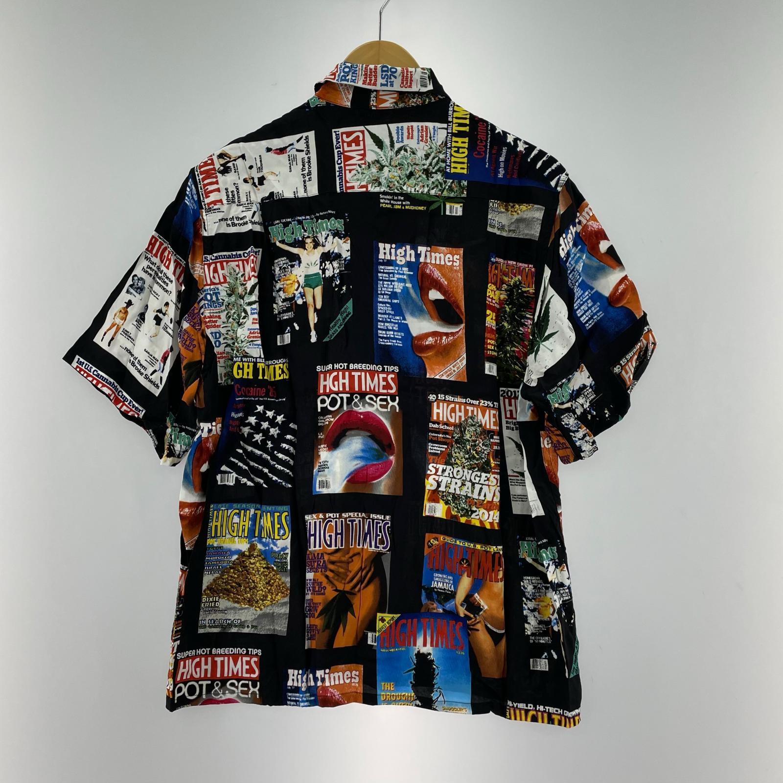 長袖シャツ WACKO MARIA 25SS HIGH TIME 半袖シャツ S ブラック