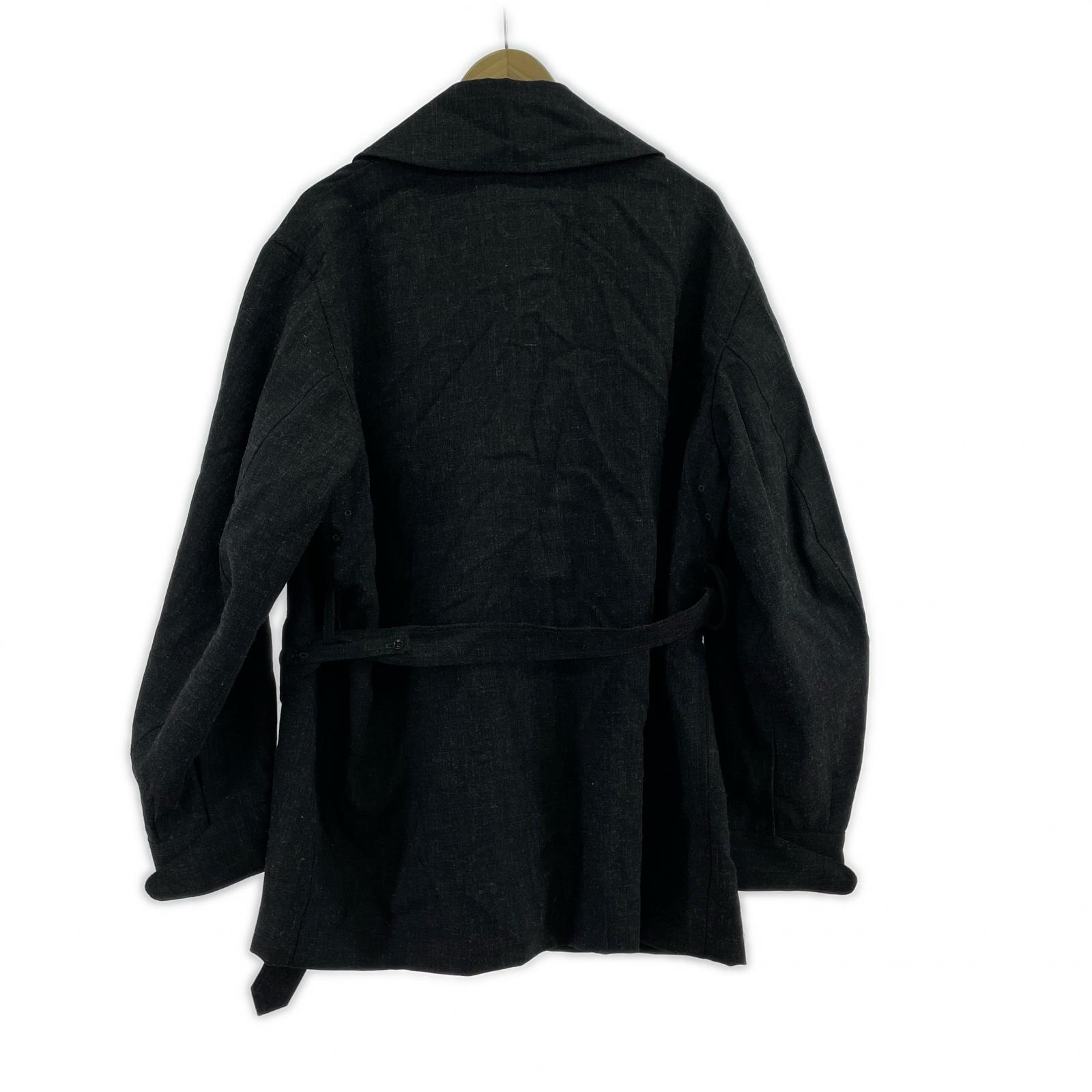 ジャケット Wool Ramie Motorcycle Jacket 3 3 グレー