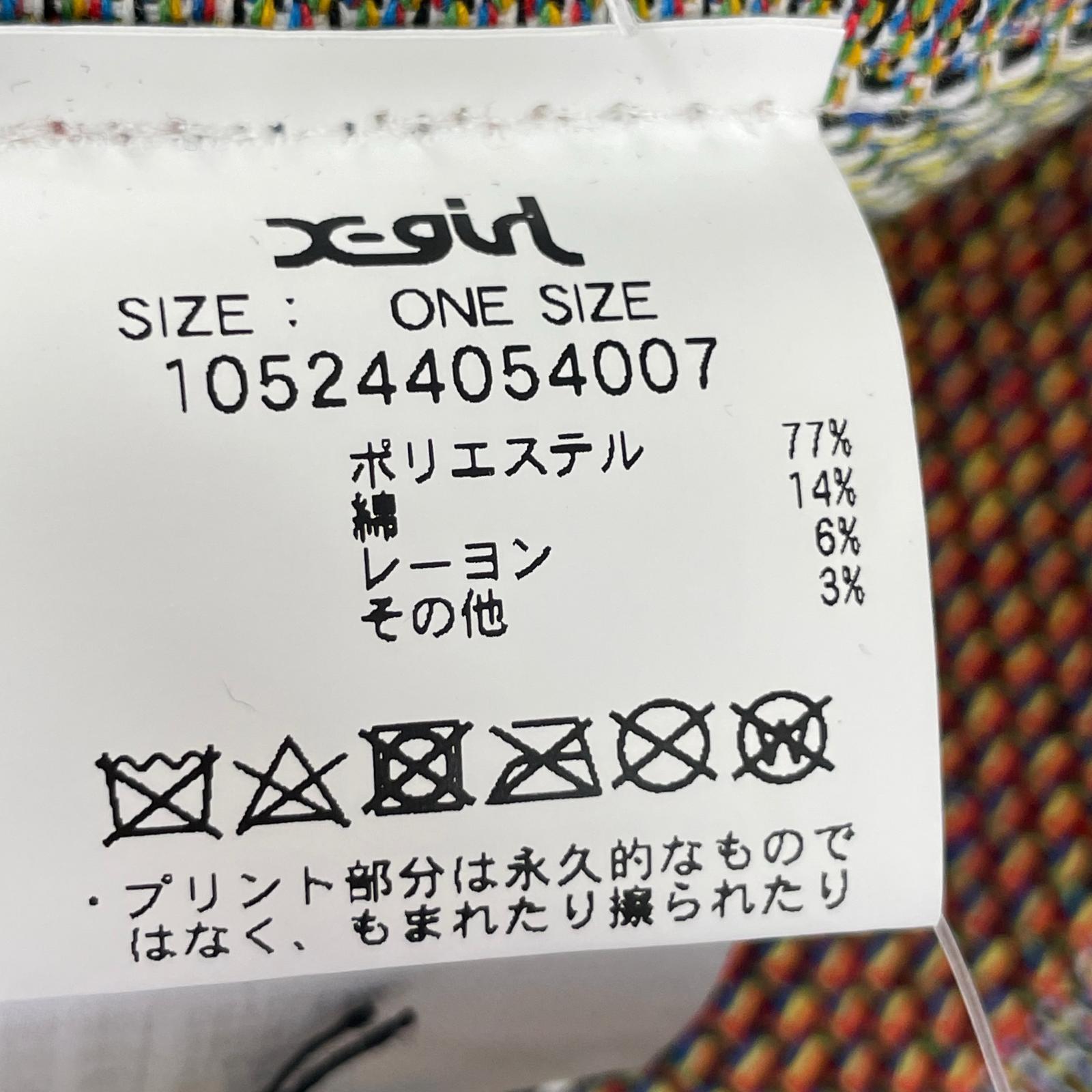 その他アクセサリー × X-girl グラフィックデザイン ブランケット マルチカラー