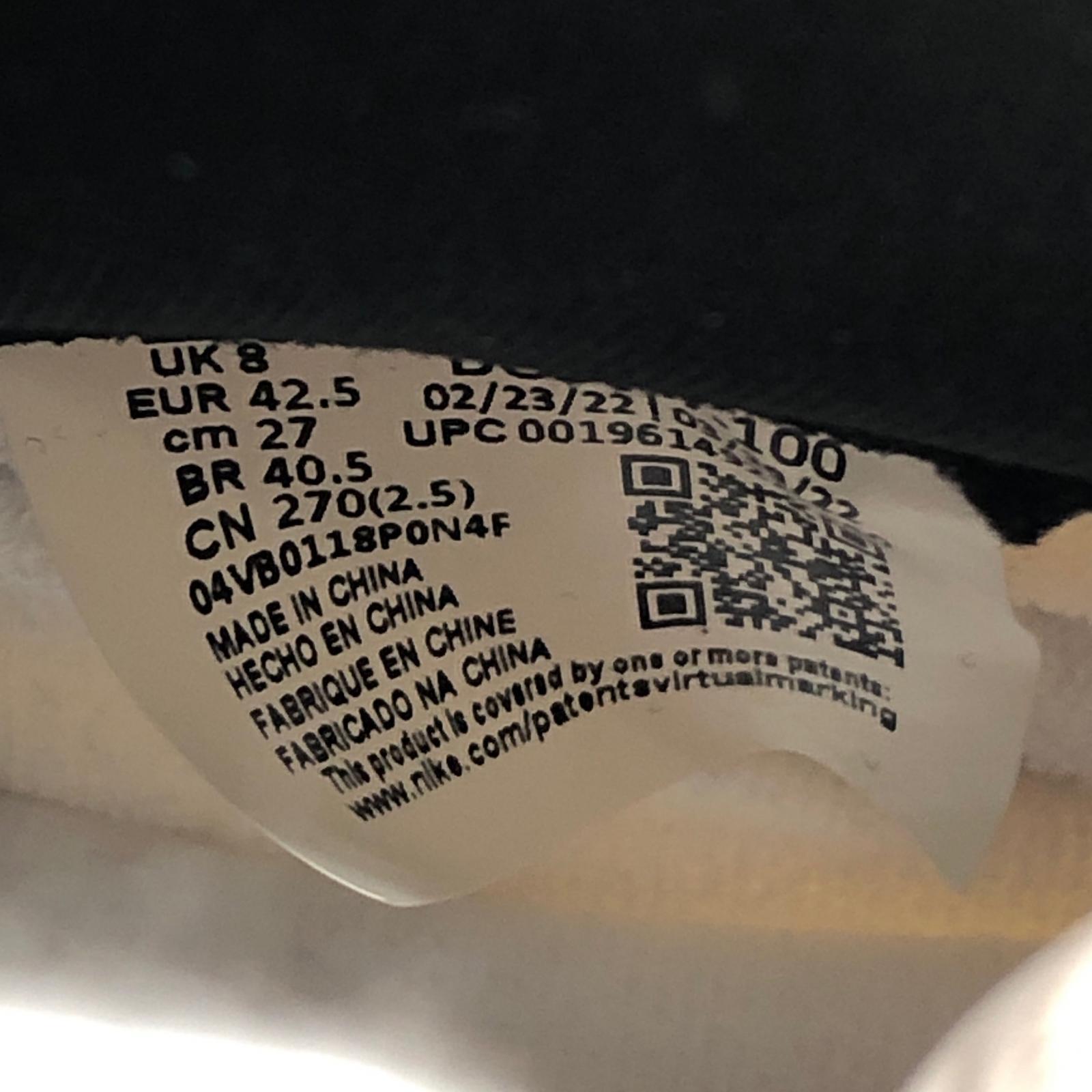 スニーカー Air Jordan 1 KO Grey Fog 27cm (US9 UK8 1/2 EU44)