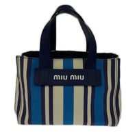 miumiu CANAPA ストライプ2WAY