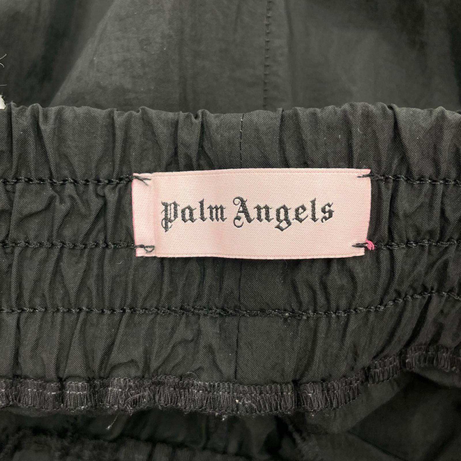 パンツ PALM ANGELS サイドライントラックナイロンパンツ M ブラック M ブラック