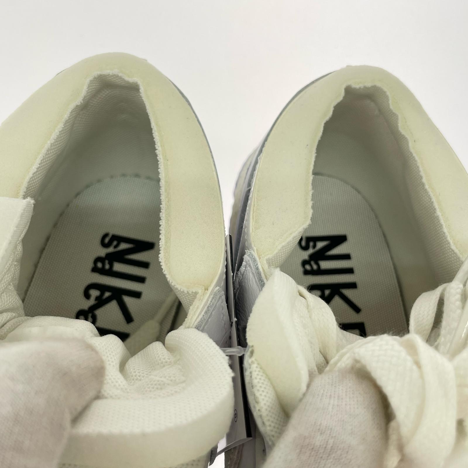 スニーカー ×sacai Blazer Low White Patent Leather 27cm (US9 UK8 1/2 EU44) ホワイト