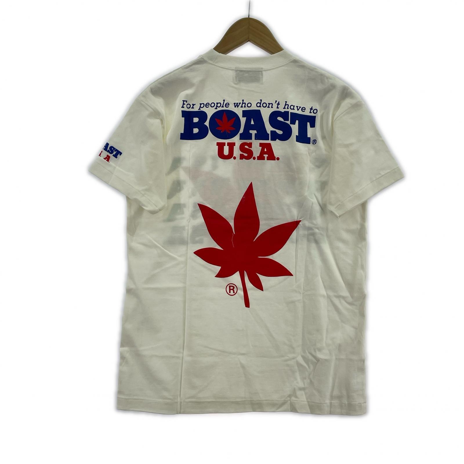 半袖Tシャツ BOAST U.S.A. 半袖シャツ S ホワイト