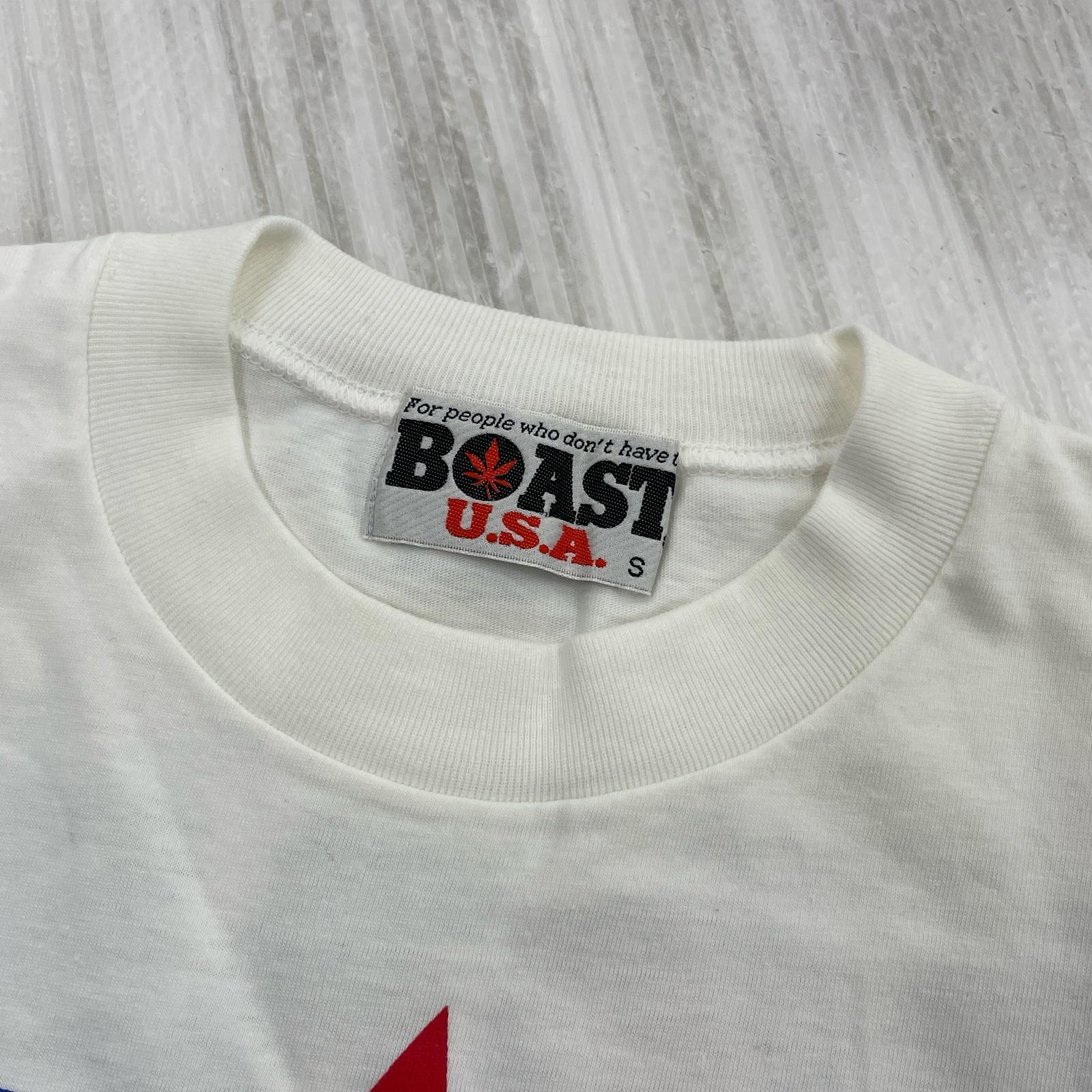 半袖Tシャツ BOAST U.S.A. 半袖シャツ S ホワイト