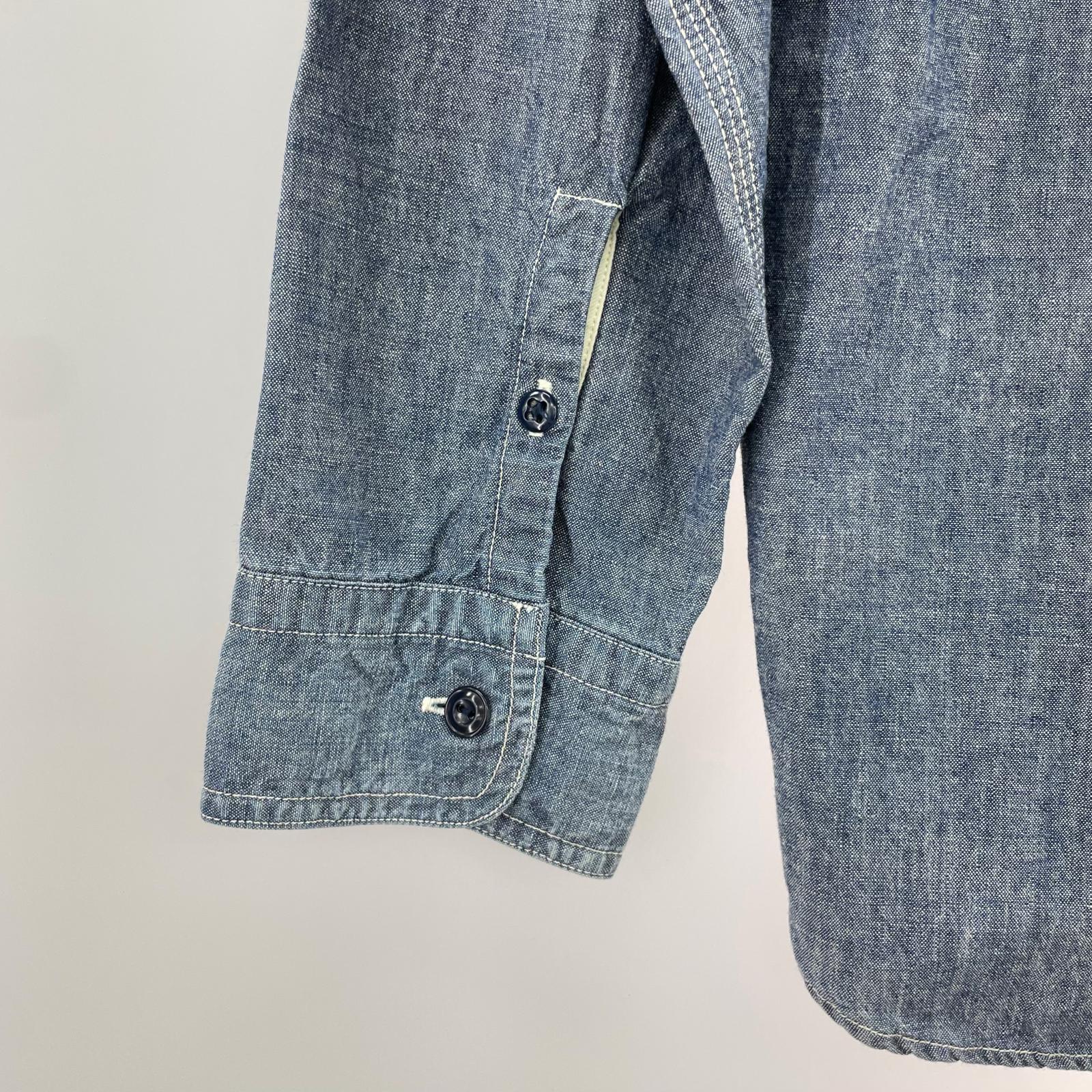 長袖シャツ シャンブレシャツ L