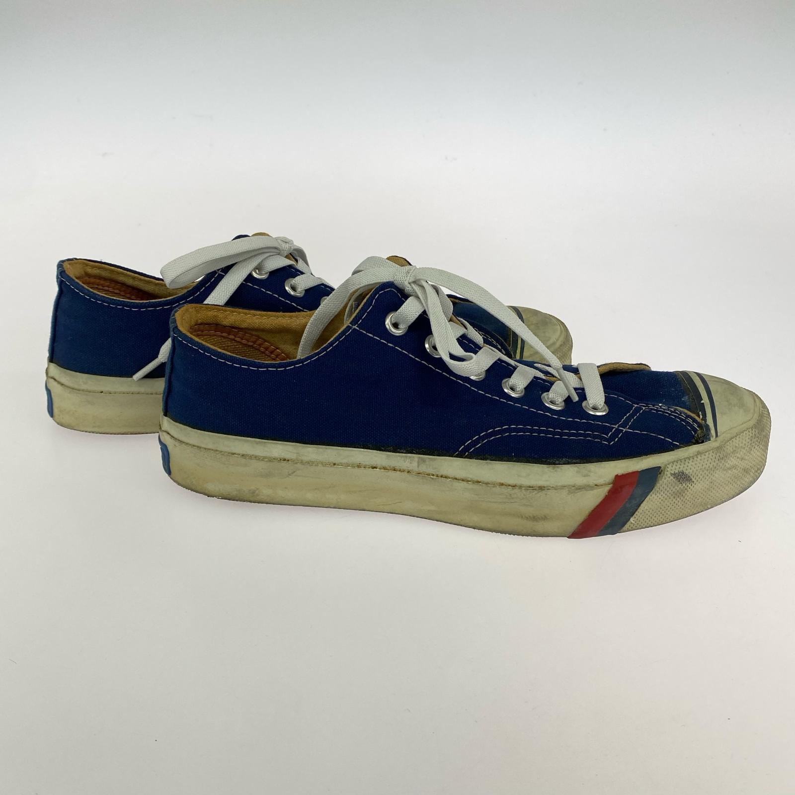 スニーカー 70's USA製 PRO-KEDS (US7M) 青 ブルー