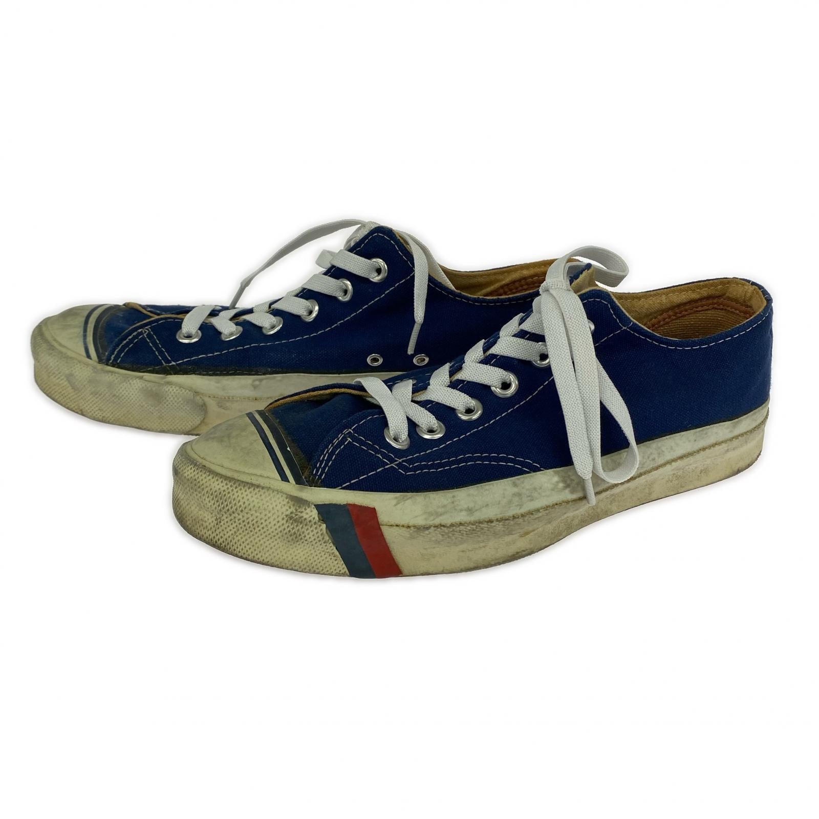 スニーカー 70's USA製 PRO-KEDS (US7M) 青 ブルー