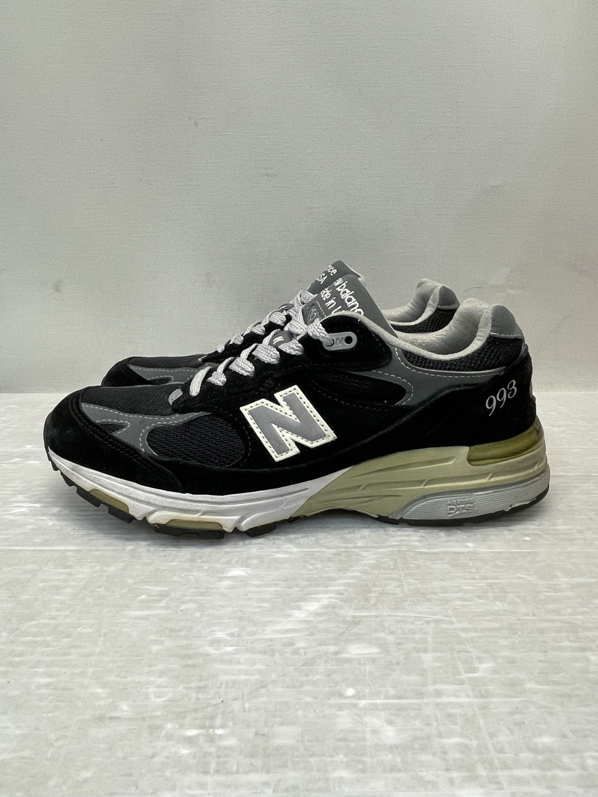 スニーカー NEW BALANCE USA製 MR993BK 25.0cm 黒