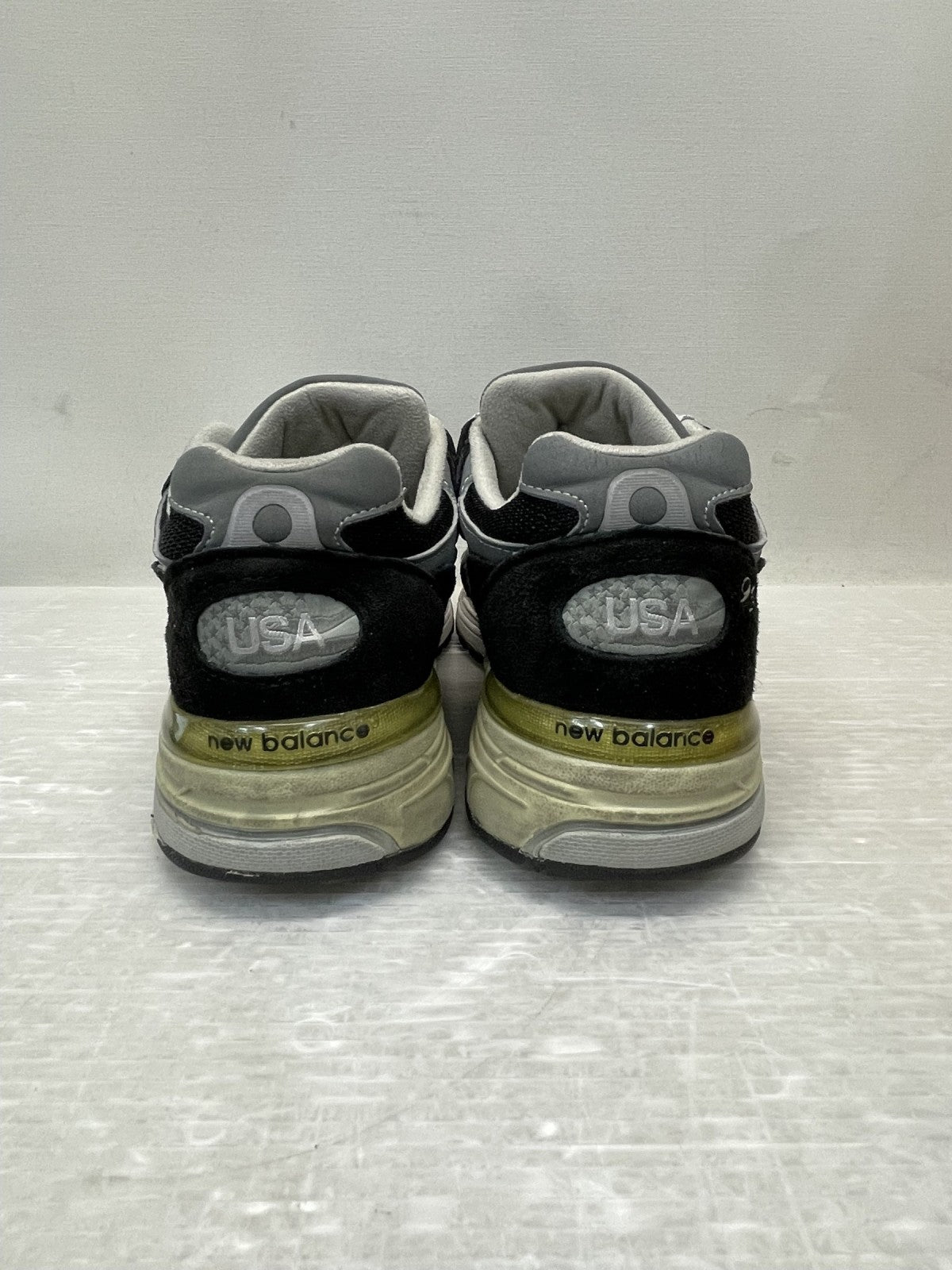 スニーカー NEW BALANCE USA製 MR993BK 25.0cm 黒