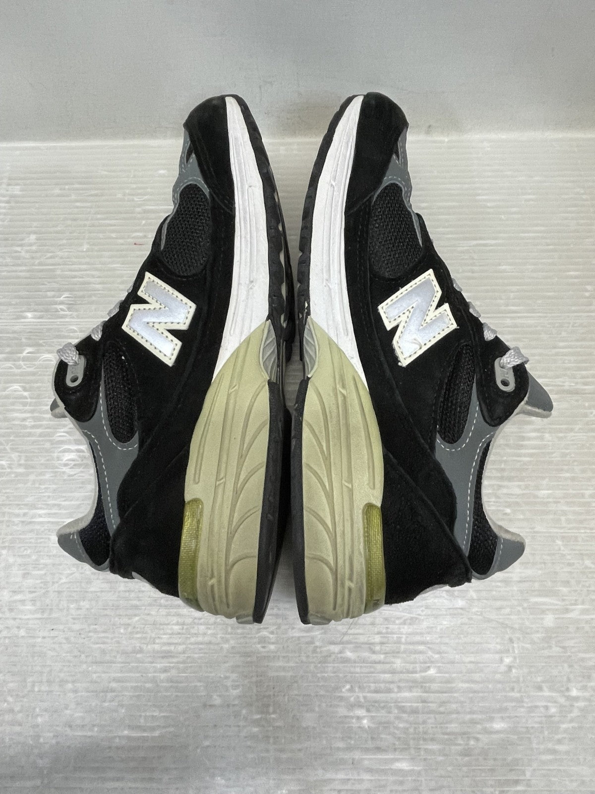 スニーカー NEW BALANCE USA製 MR993BK 25.0cm 黒
