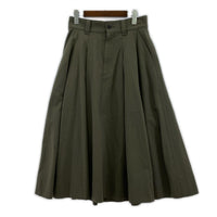 ロングスカート WOOL COTTON TWILL スカート グレー系