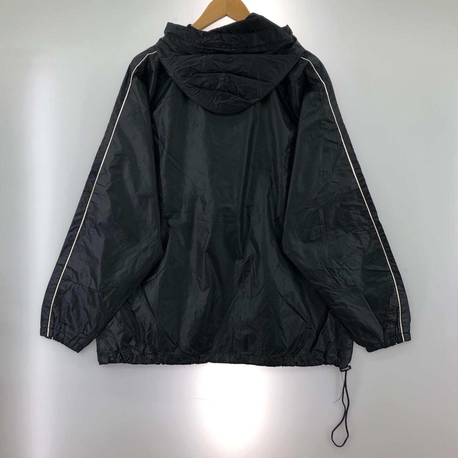 ジャケット bitch skateboards 90s ナイロンアノラックパーカー M BLK M ブラック