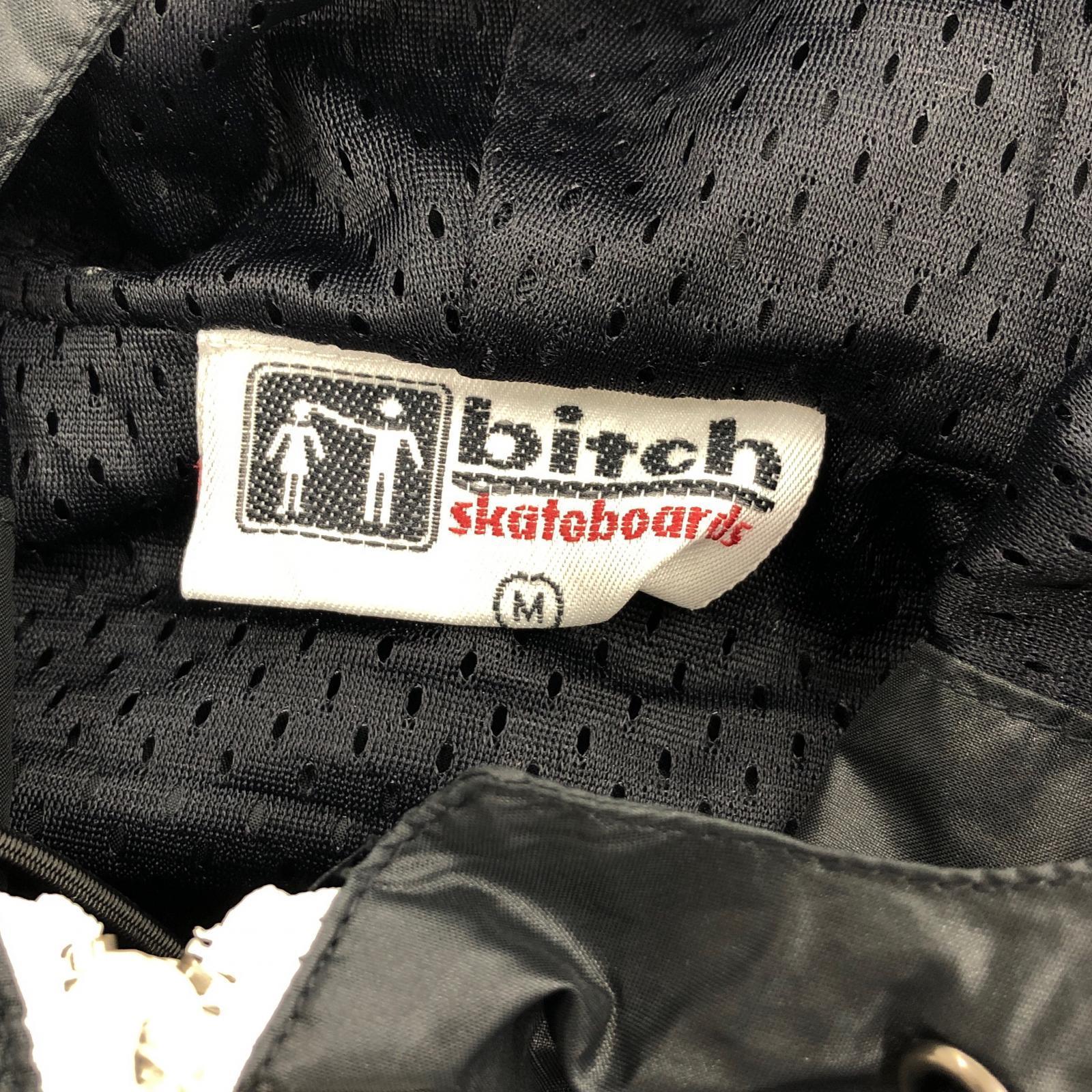 ジャケット bitch skateboards 90s ナイロンアノラックパーカー M BLK M ブラック