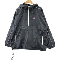 ジャケット bitch skateboards 90s ナイロンアノラックパーカー M BLK M ブラック
