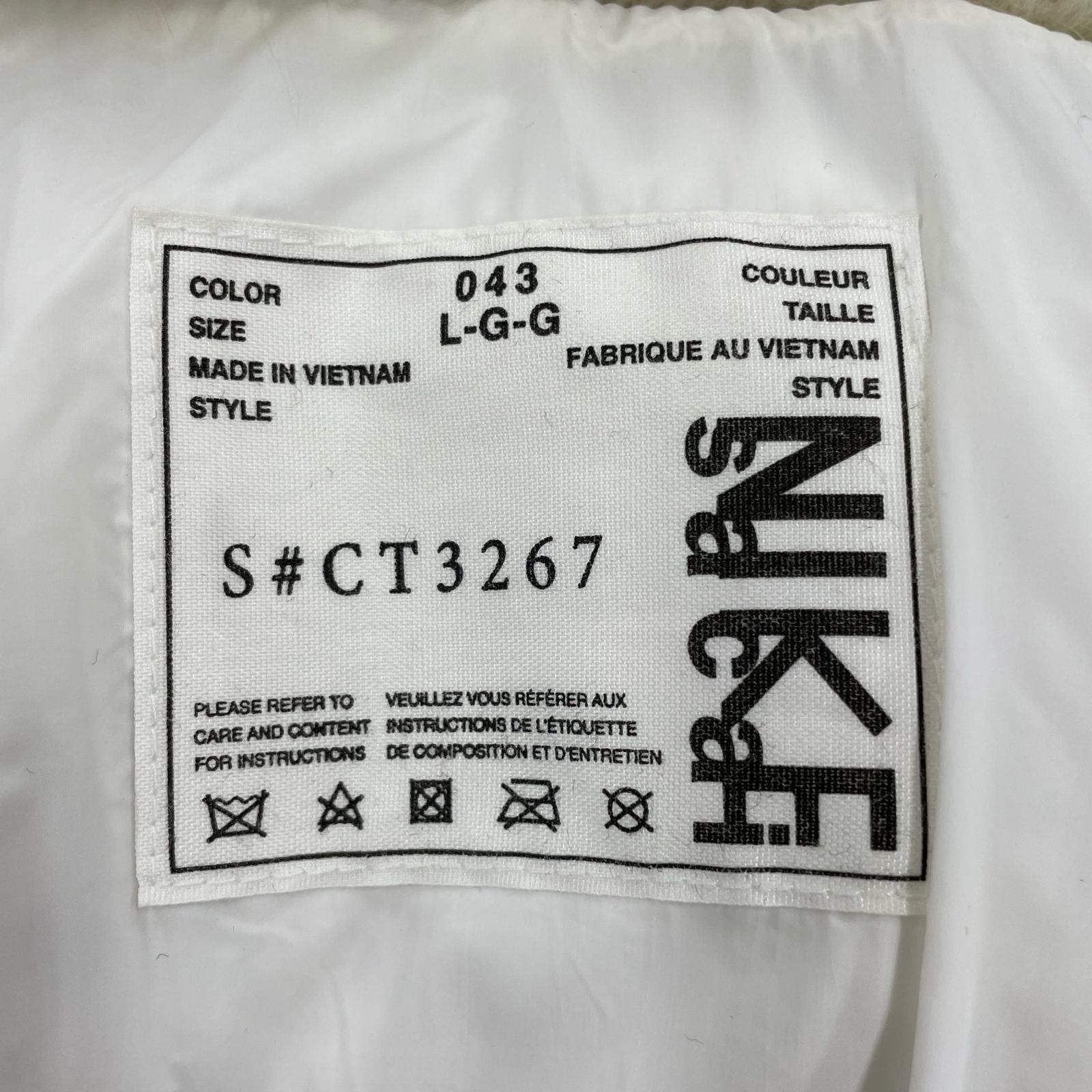ダウンジャケット ×Sacai ファー L ホワイト