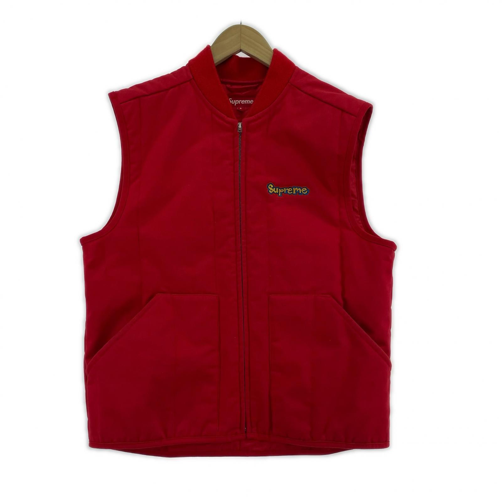 長袖シャツ gonz shop vest 赤 S S レッド