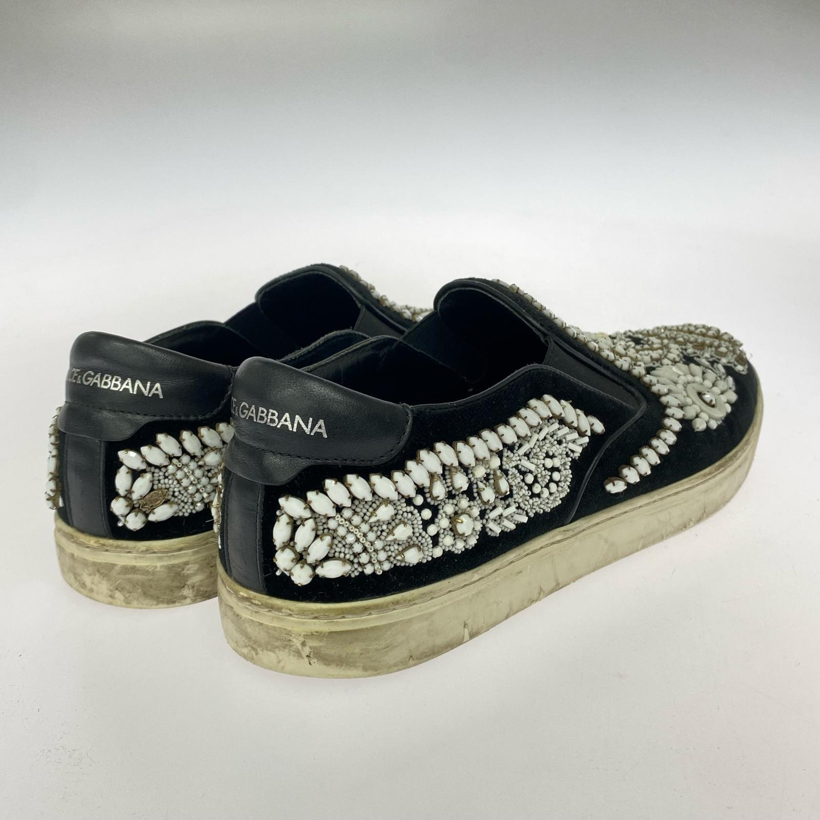 スニーカー Embellished London Slip On ブラック