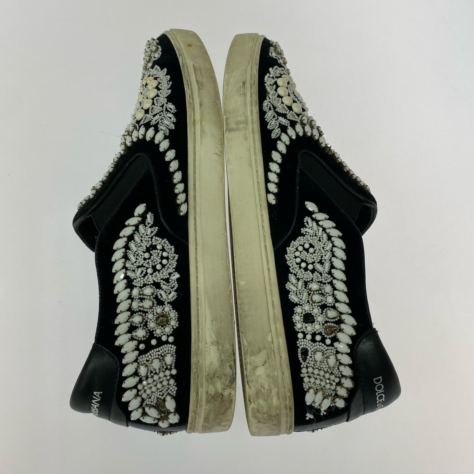 スニーカー Embellished London Slip On ブラック