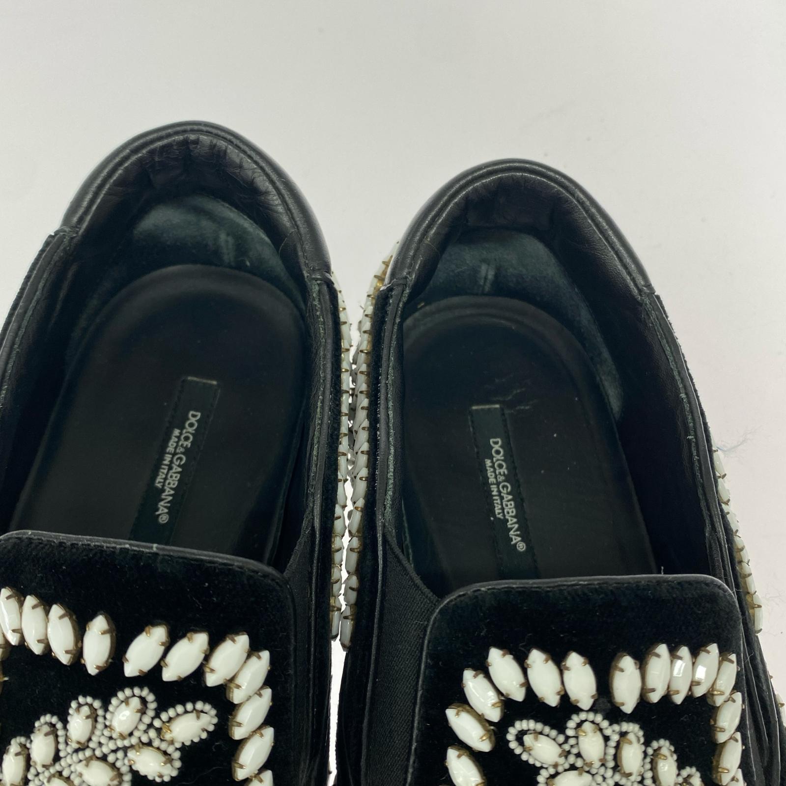 スニーカー Embellished London Slip On ブラック