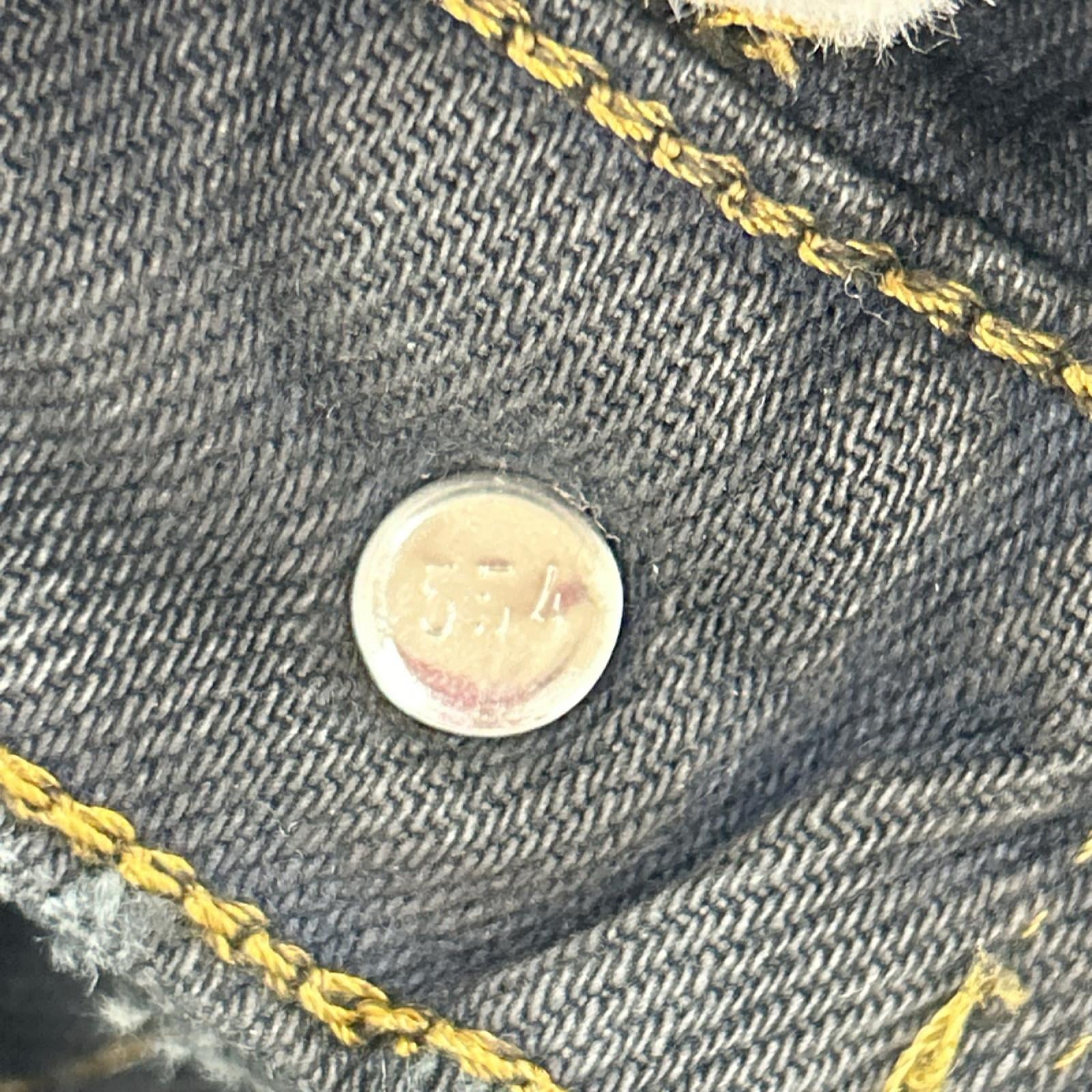 デニムパンツ Levi's 後染めブラックデニム ブラック
