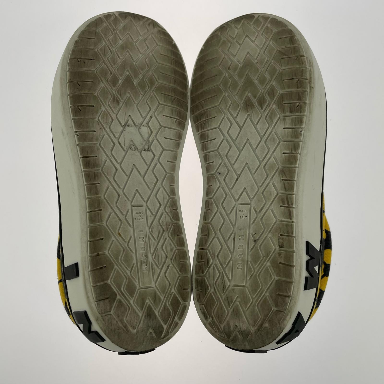 スニーカー ×CARHARTT 花柄 スリッポン (38) 38 イエロー