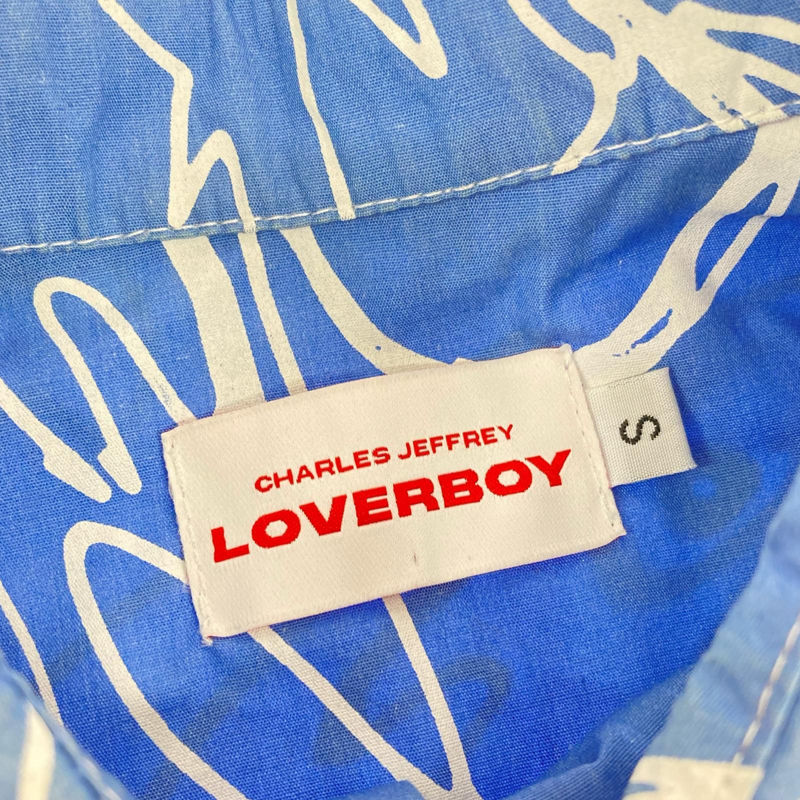 その他アクセサリー LOVERBOY 付け襟 シャツ 青 S ブルー
