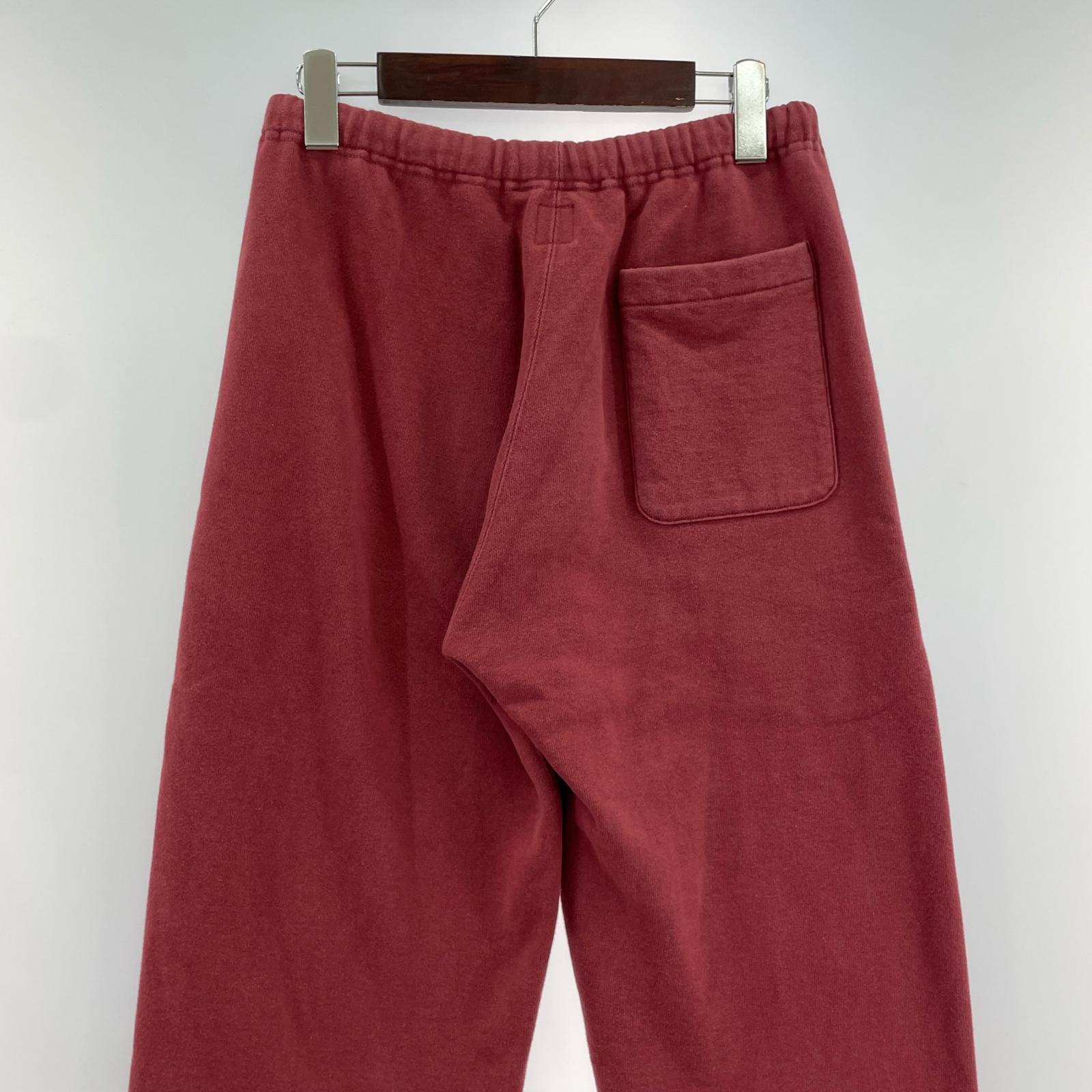パンツ ロゴプリント スウェットパンツ 赤 (S) S レッド
