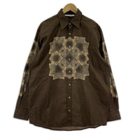 長袖シャツ Acne Studios プリントLSシャツ 44 44 ブラウン