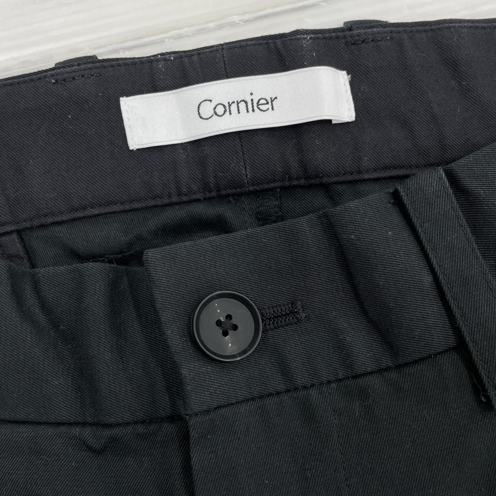 その他ボトムス Cornier コットンパンツ M M ブラック