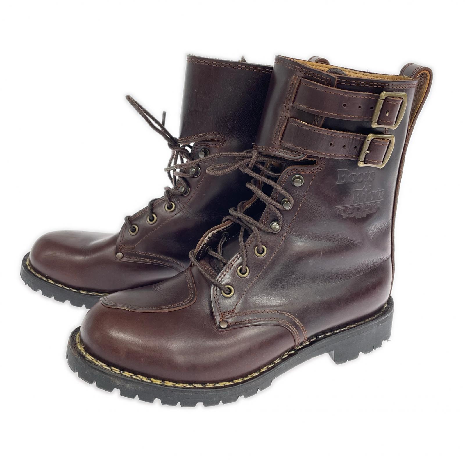 ブーツ Boots&Boots KADOYA エンジニアブーツ ブラウン