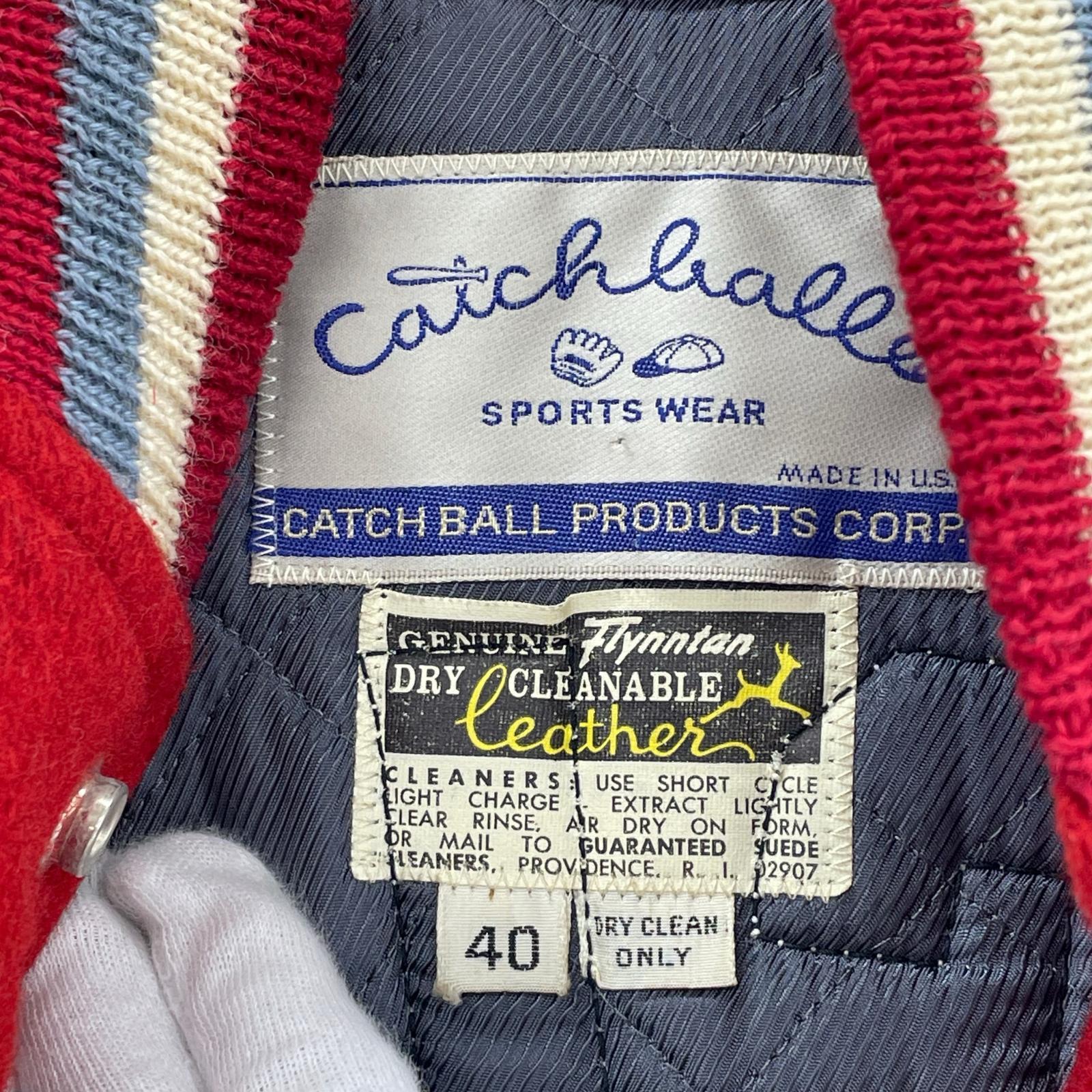 ジャケット CATCHBALL スタジャン 40 レッド