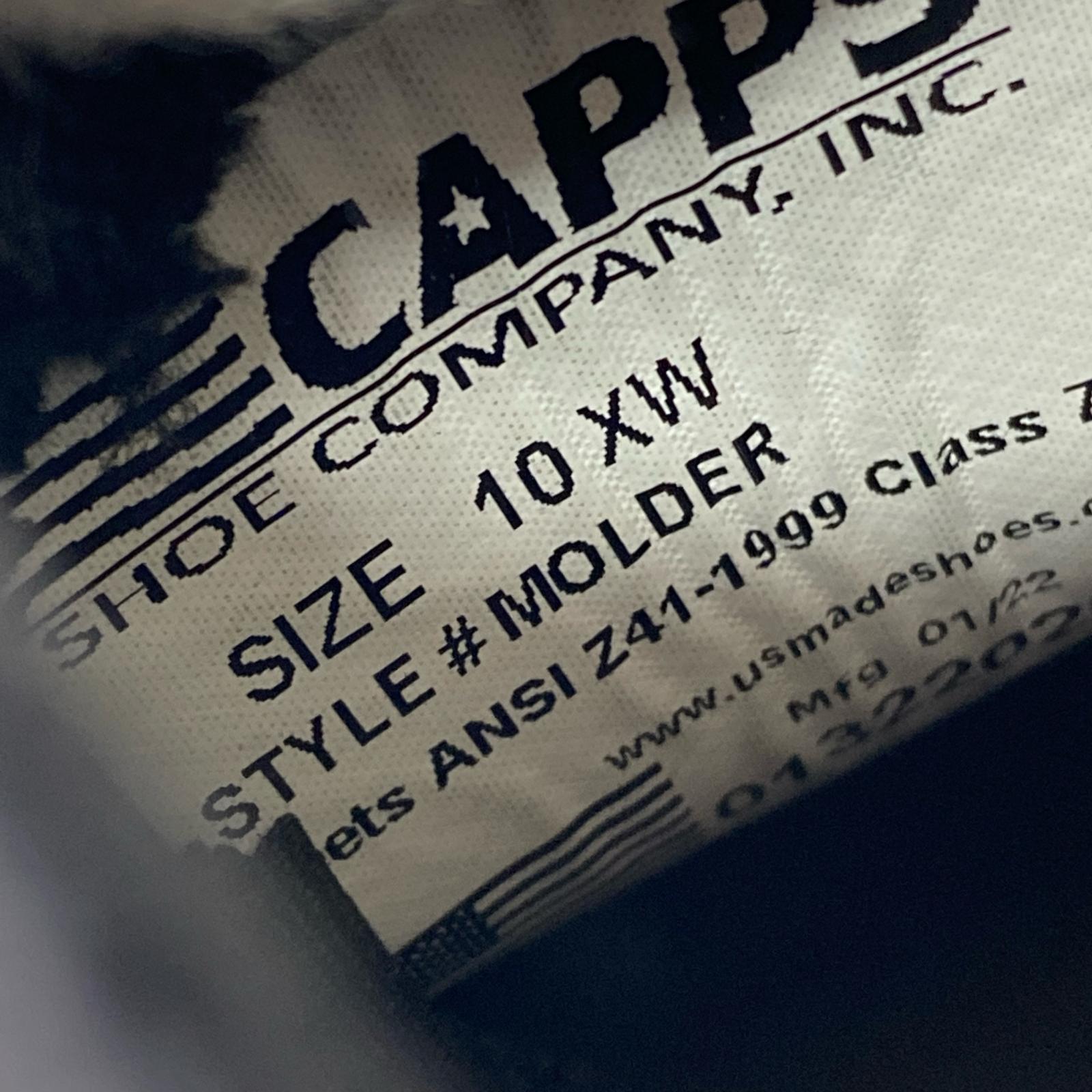 ブーツ U.S.NAVY CAPPS社 MOLDER BOOTS ブラック