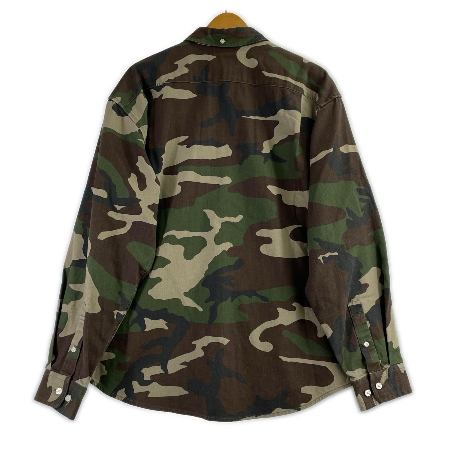 長袖シャツ Supreme 25FW Small Box Denim Shirt スモールボックスデニムシャツ M ウッドランドカモ M