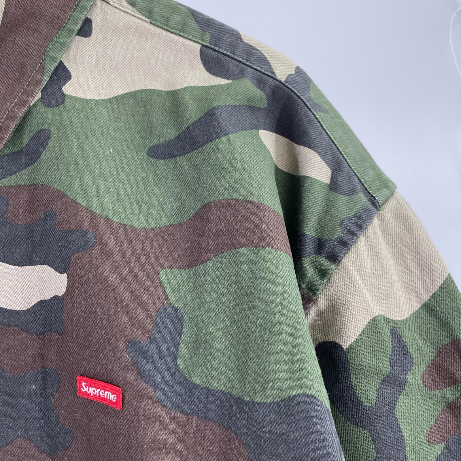 長袖シャツ Supreme 25FW Small Box Denim Shirt スモールボックスデニムシャツ M ウッドランドカモ M