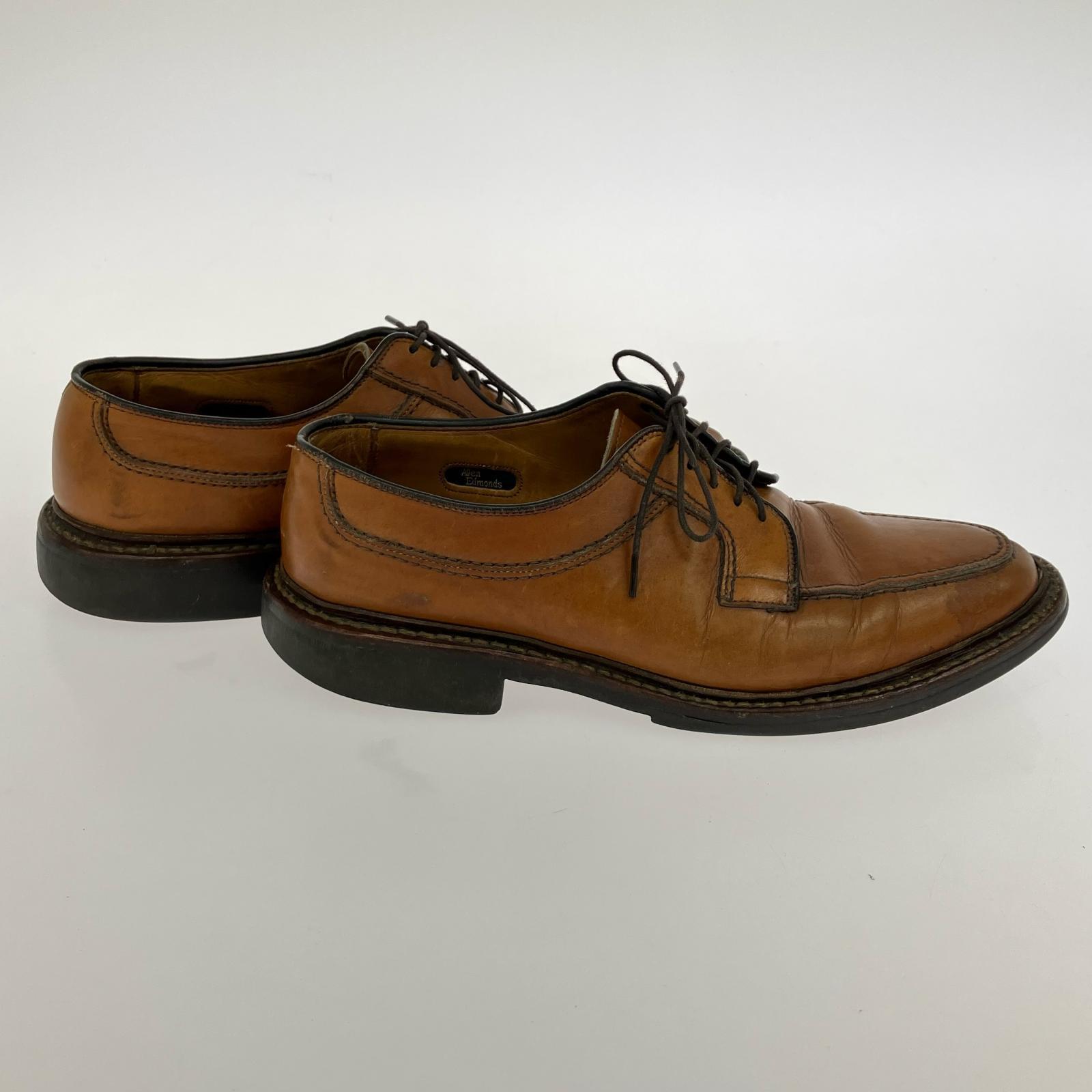 シューズ Allen Edmonds Norse スプリットトゥ レザーシューズ(7D) ブラウン ブラウン