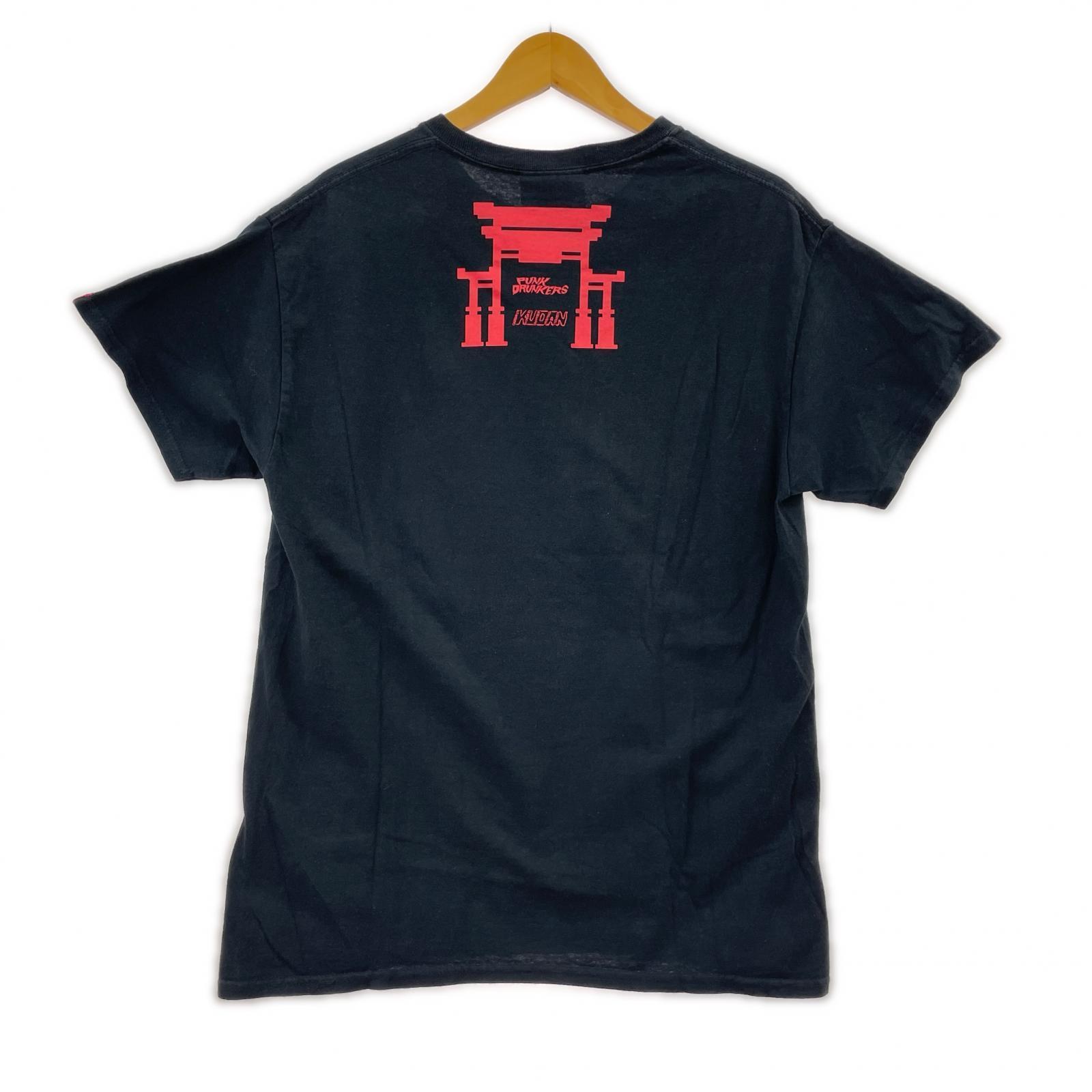 半袖Tシャツ PUNK DRUNKERS × KUDAN 黒 (M) M ブラック