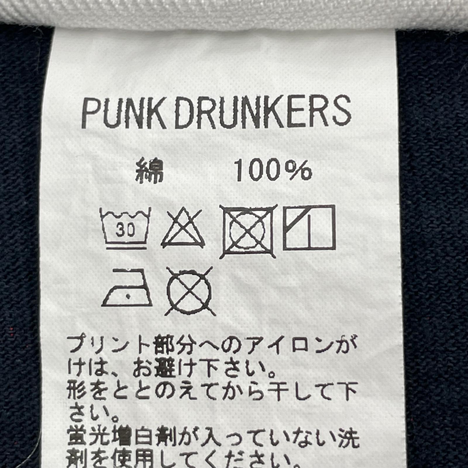 半袖Tシャツ PUNK DRUNKERS × KUDAN 黒 (M) M ブラック
