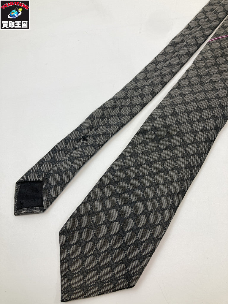 GUCCI GGパターン シルクジャカード ネクタイ