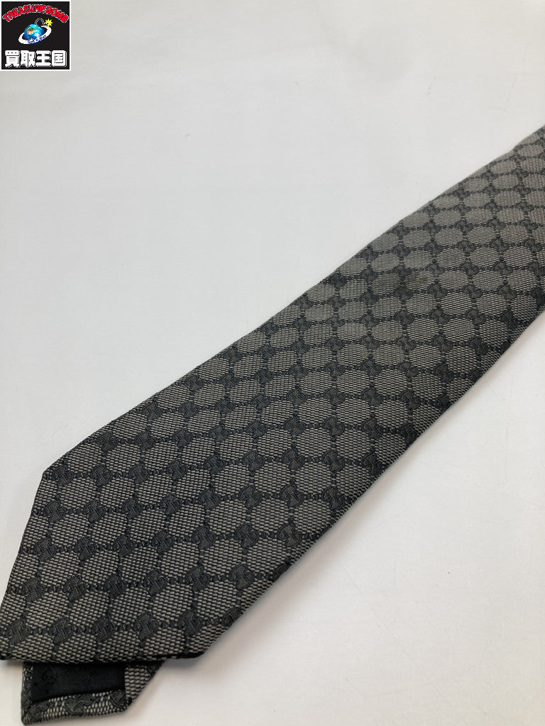 GUCCI GGパターン シルクジャカード ネクタイ