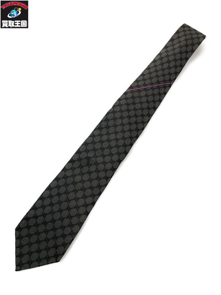 GUCCI GGパターン シルクジャカード ネクタイ