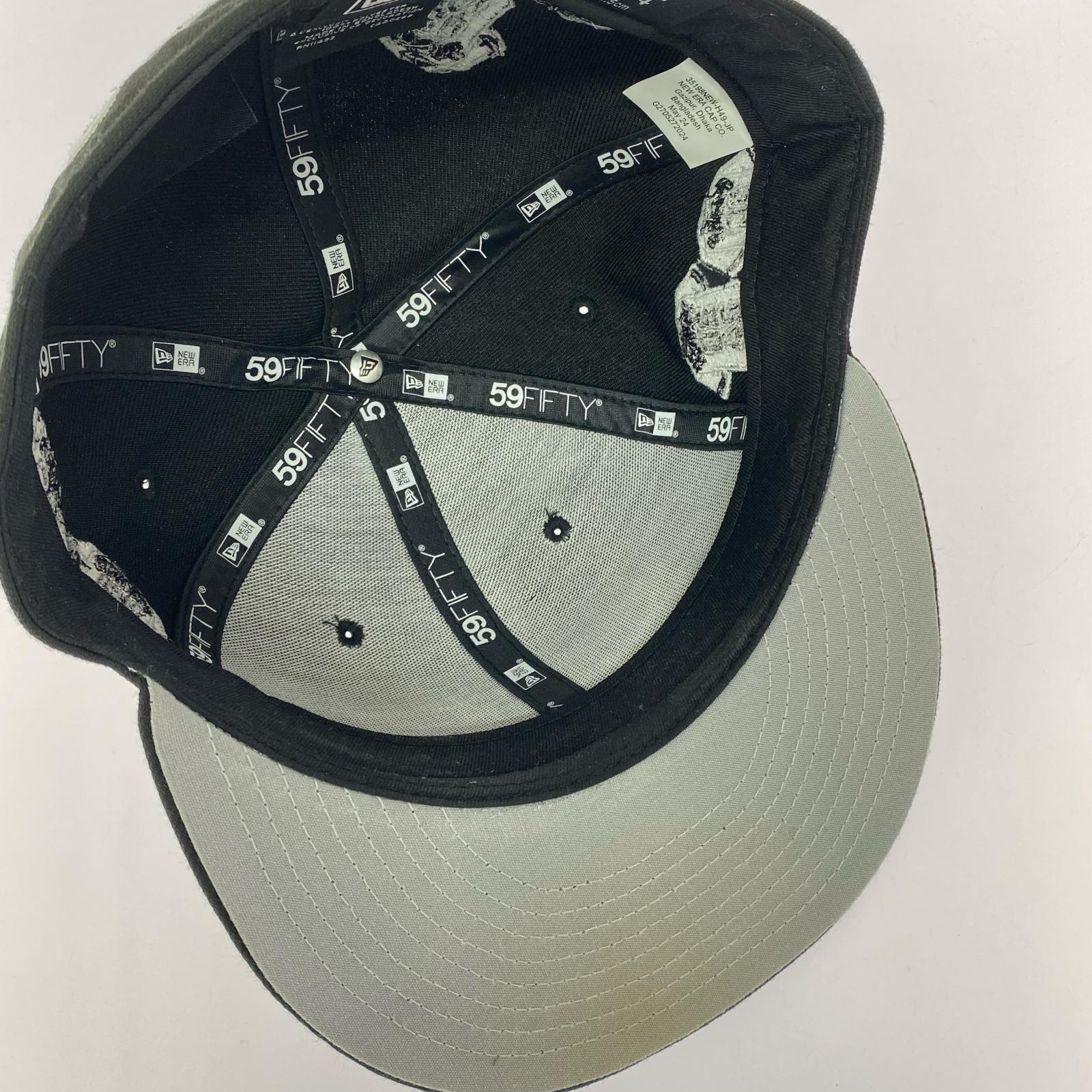 キャップ Jerseys Box Logo New Era Fitted Hat ブラック