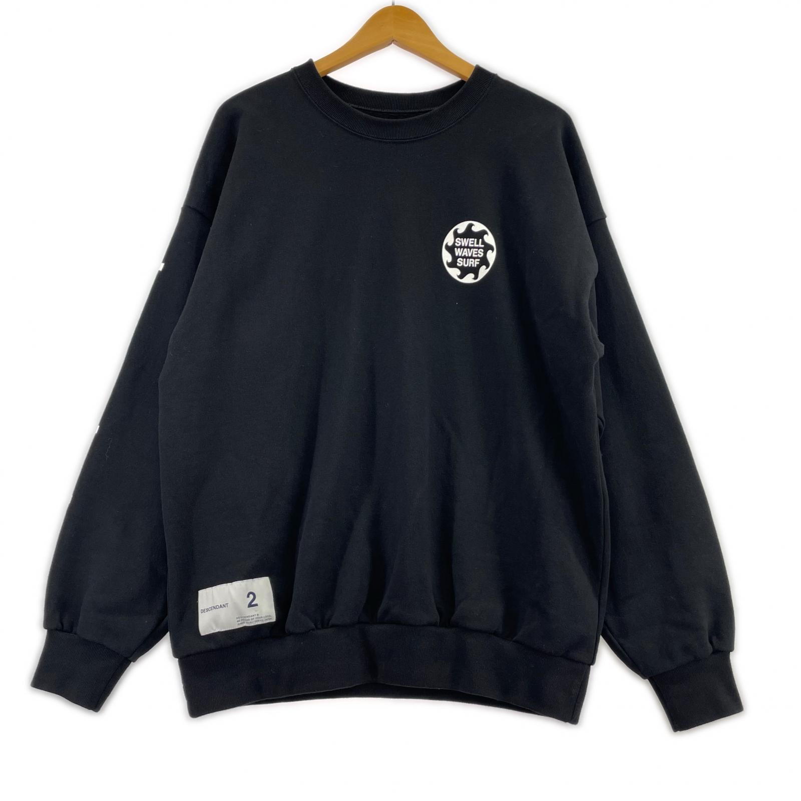 スウェット VORTEX CREW NECK スウェット 2 黒 2 ブラック