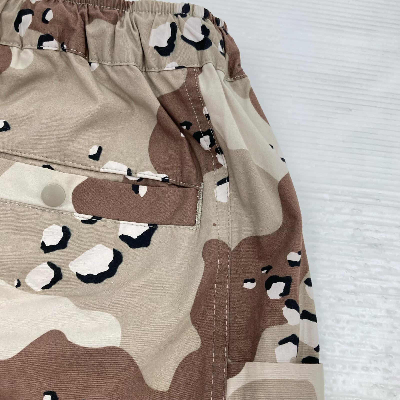 パンツ Keboz チョコチップカモ ワイドパンツ L L ブラウン